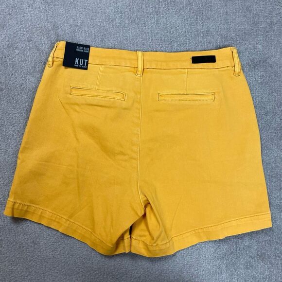 Kut from the Kloth Yellow Jean Shorts - Picture 2 of 5